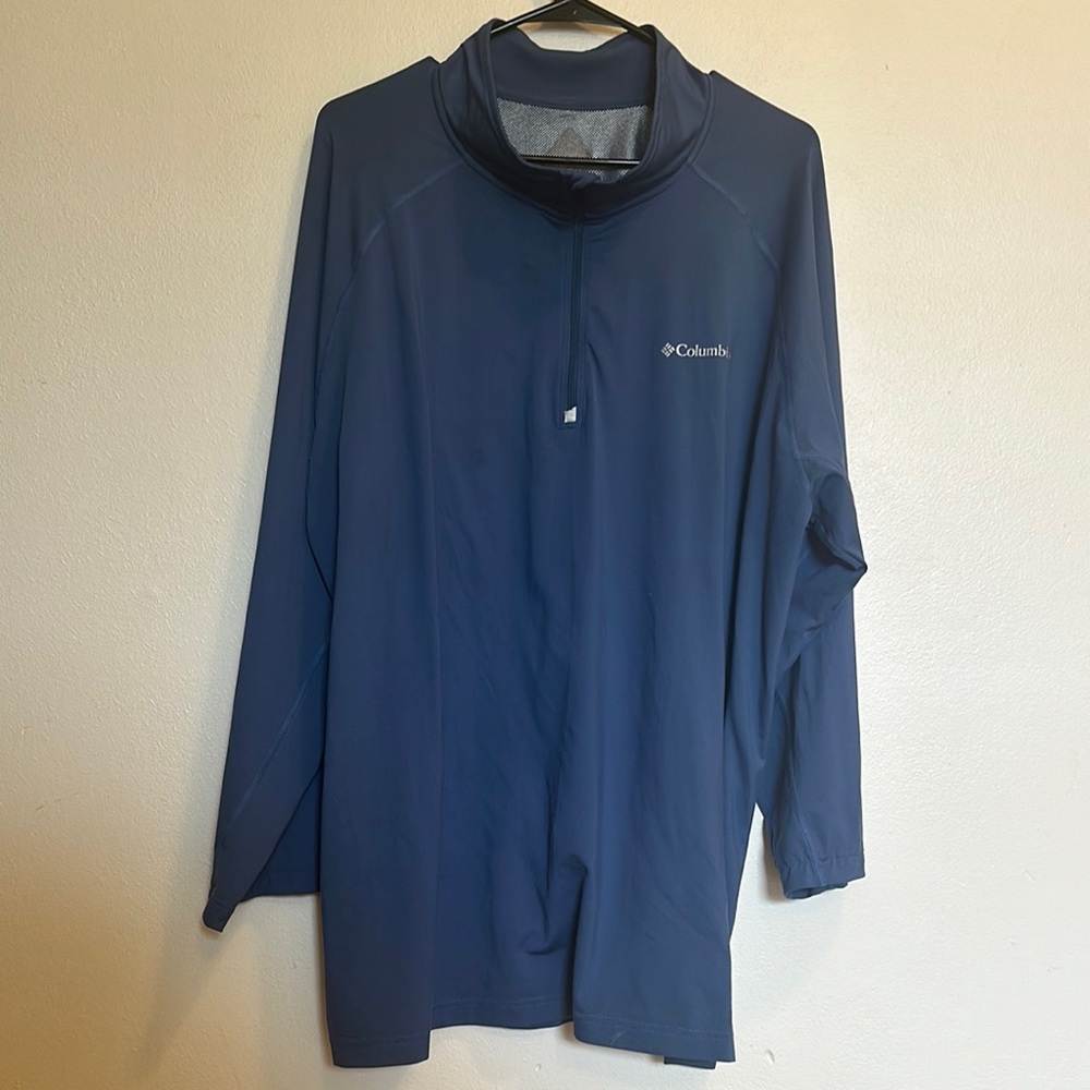 Columbia Navy Blue Performance Pullover - image 2
